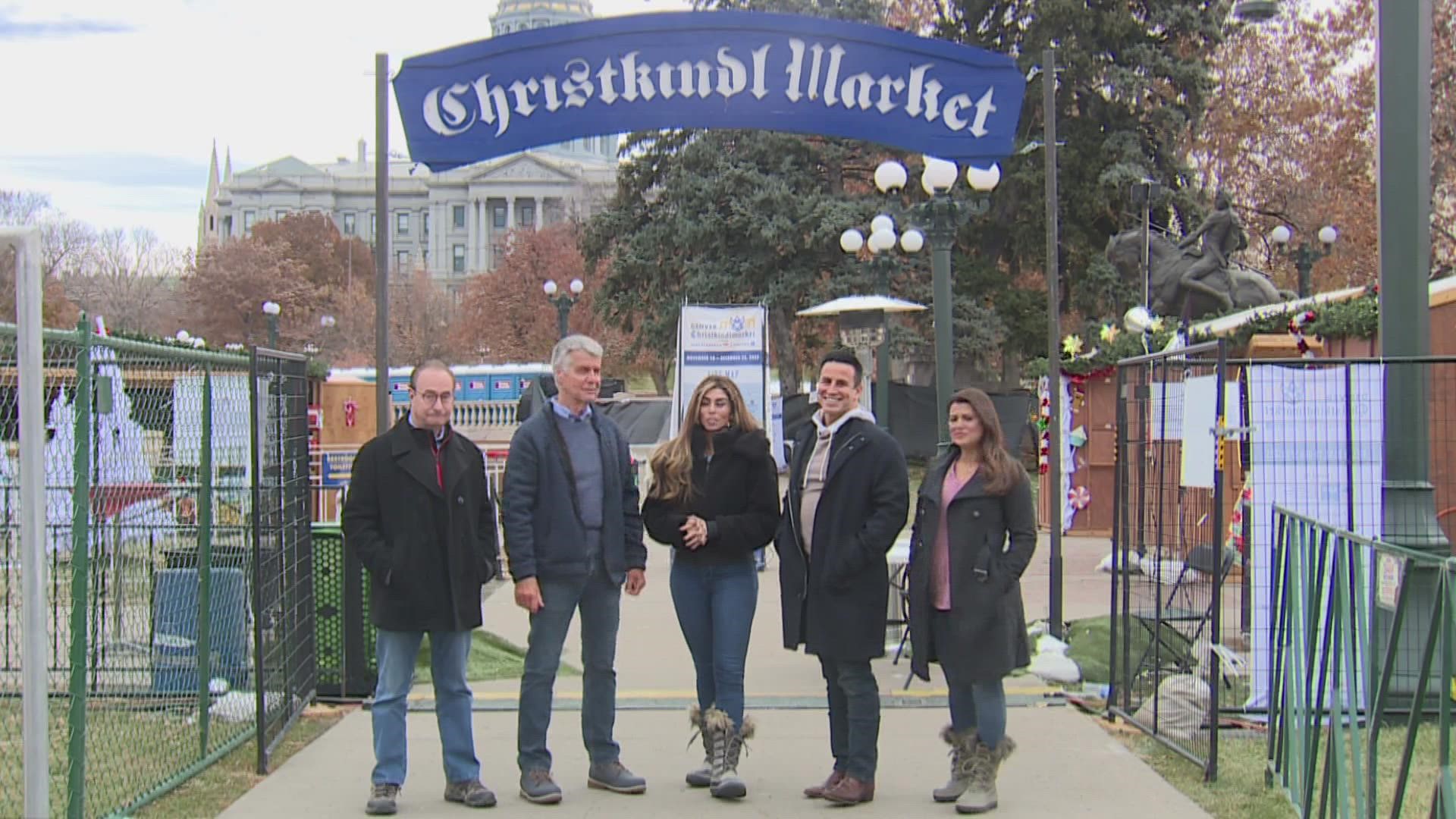 The market opens at 11 a.m. each day and runs through December 23 at Civic Center Park.