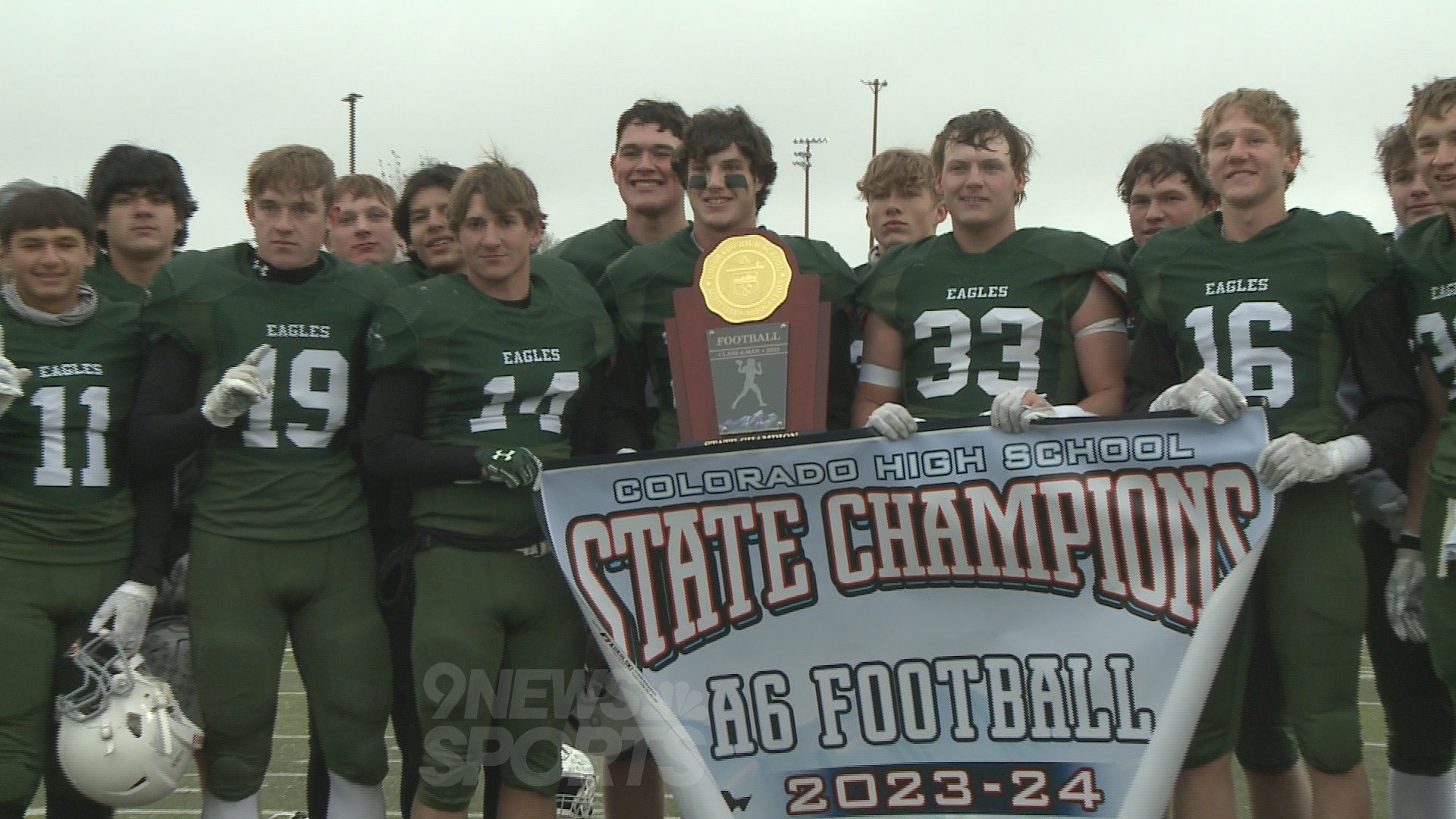 The Eagles defeated Cheyenne Wells 69-14 in the championship game on Friday at CSU-Pueblo.